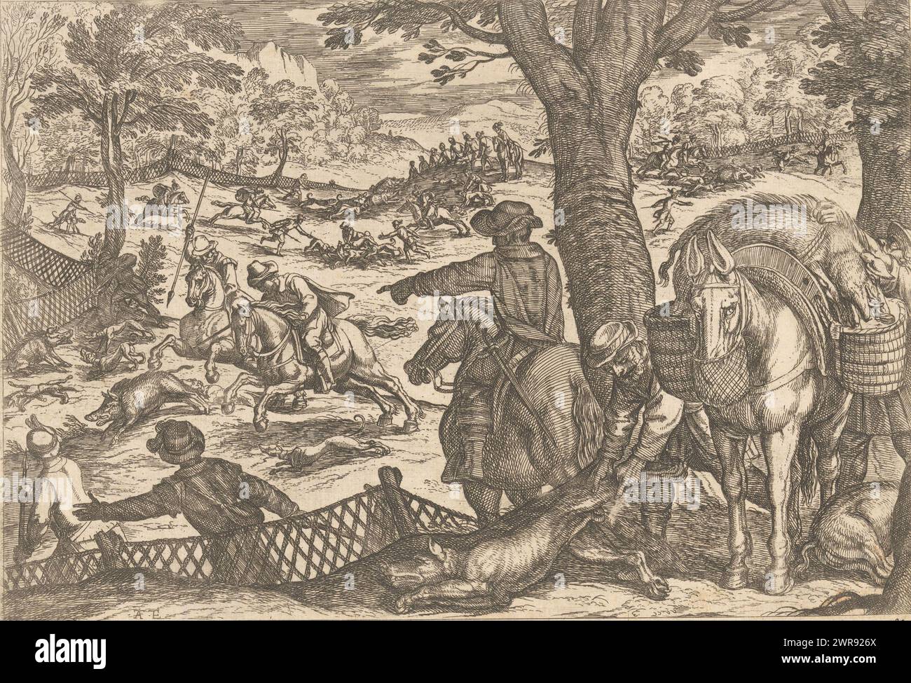 Wild Boars Rome Catch wild boars hi-res stock photography and images - Alamy