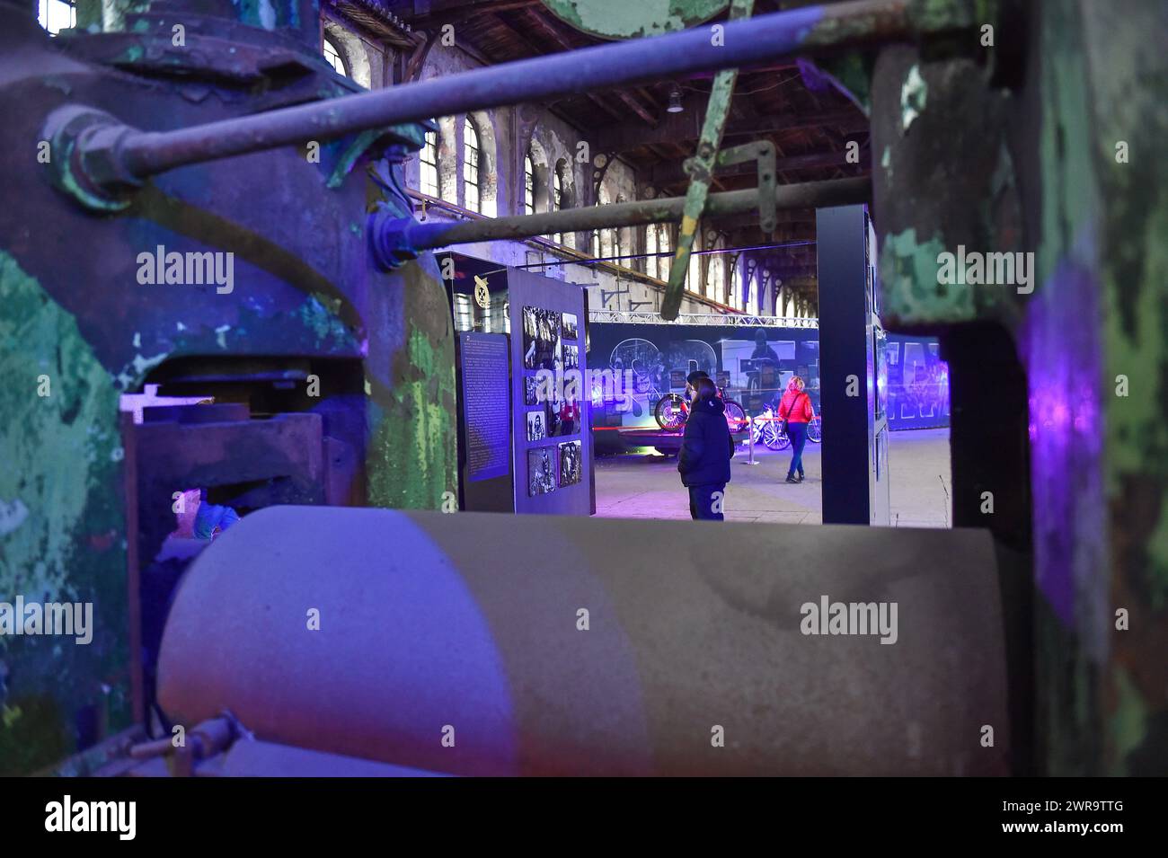 2024.03.11 Swietochlowice Zuzel Wydarzenia 100-lecie zuzla Sezon 2024 Wystawa 100 lat zuzla w Swietochlowicach N/z motocykle zuzlowe, hala Walcownia Huty Silesia w Swietochlowicach, Lipiny, historia Foto Marcin Bulanda/PressFocus 2024.03.11 Swietochlowice Speedway Events Season 2024 Wystawa 100 lat zuzla w Swietochlowicach motocykle zuzlowe, hala Walcownia Huty Silesia w Swietochlowicach, Lipiny, historia Credit: Marcin Bulanda/PressFocus Credit: Sipa USA/Alamy Live News Stock Photo