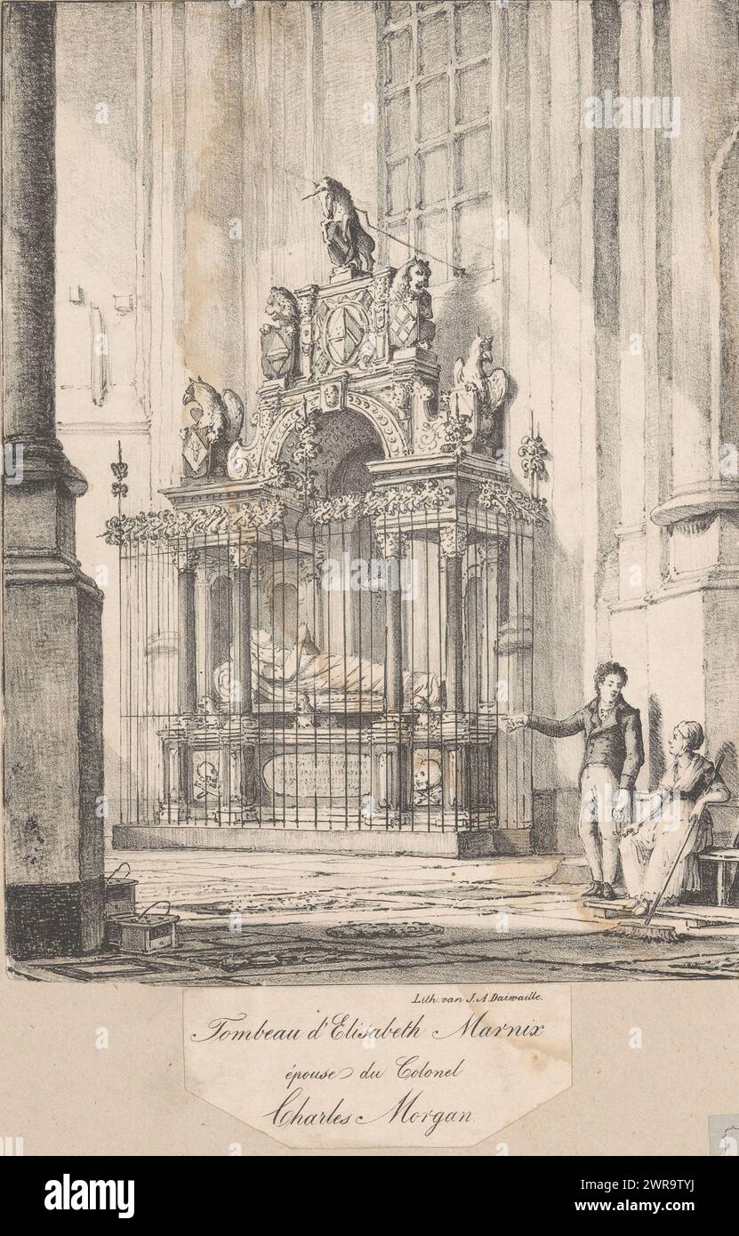 Mausoleum Of Elisabeth Morgan Van Marnix Tombeau D Elisabeth Marnix 