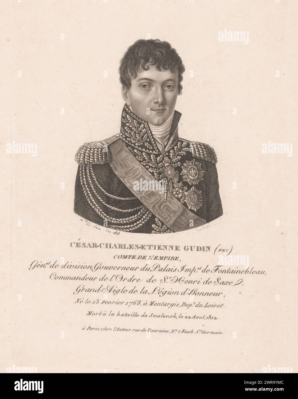 Charles etienne gudin de la sablonniere hires stock photography and