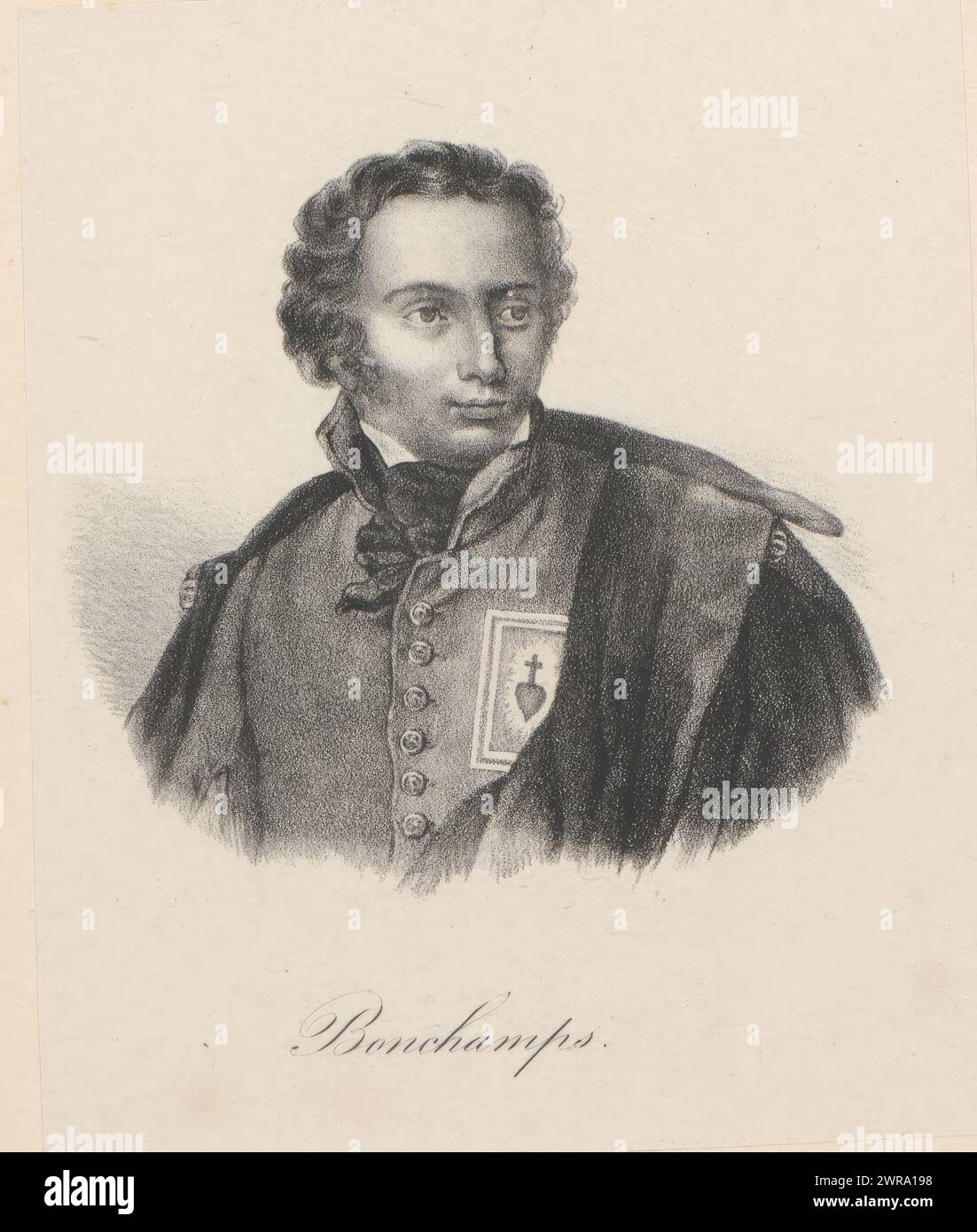 Portrait of Charles de Bonchamps, Bonchamps (title on object), print ...