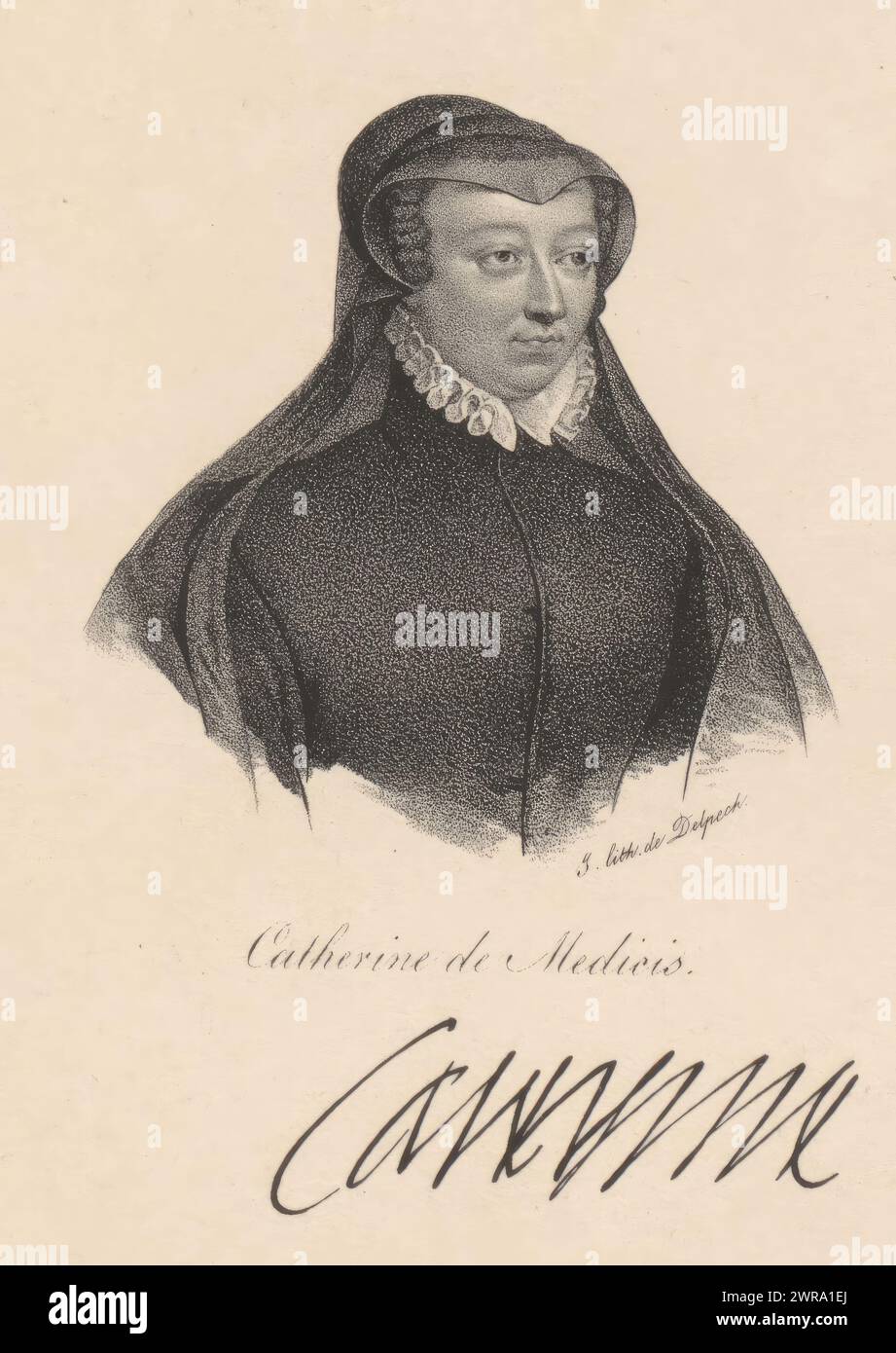 FIGURINE VERTUNNI CATHERINE DE MÉDICIS
