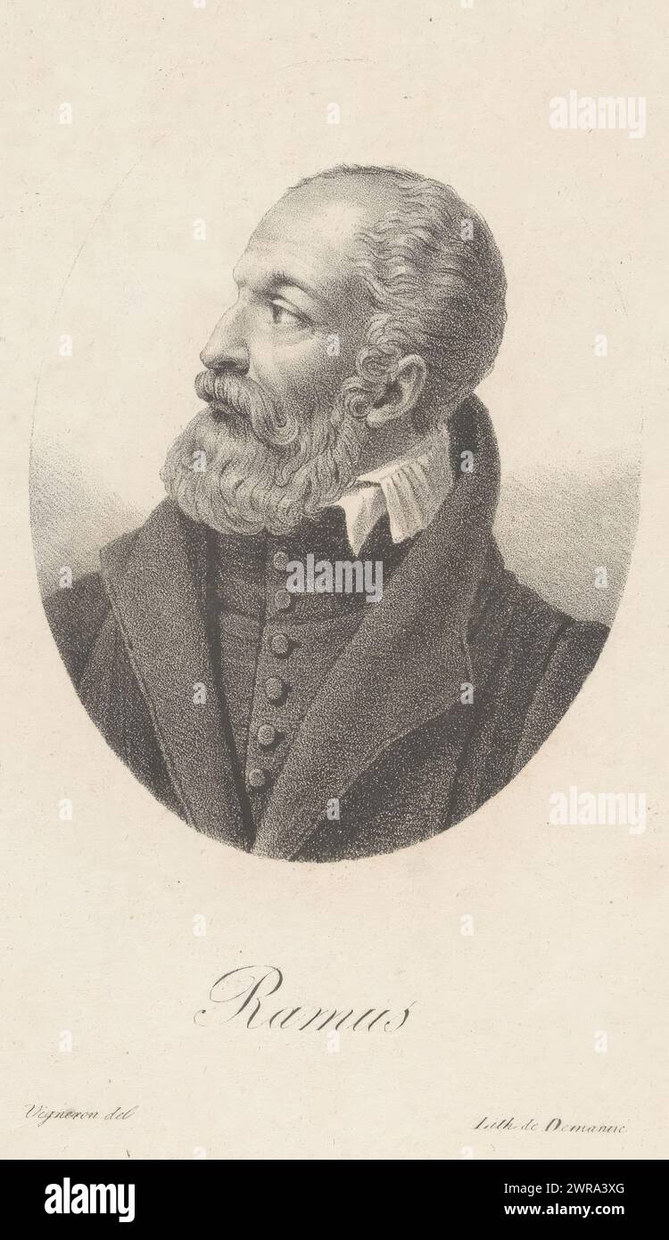 Portrait of Petrus Ramus, Ramus (title on object), print maker: Pierre ...