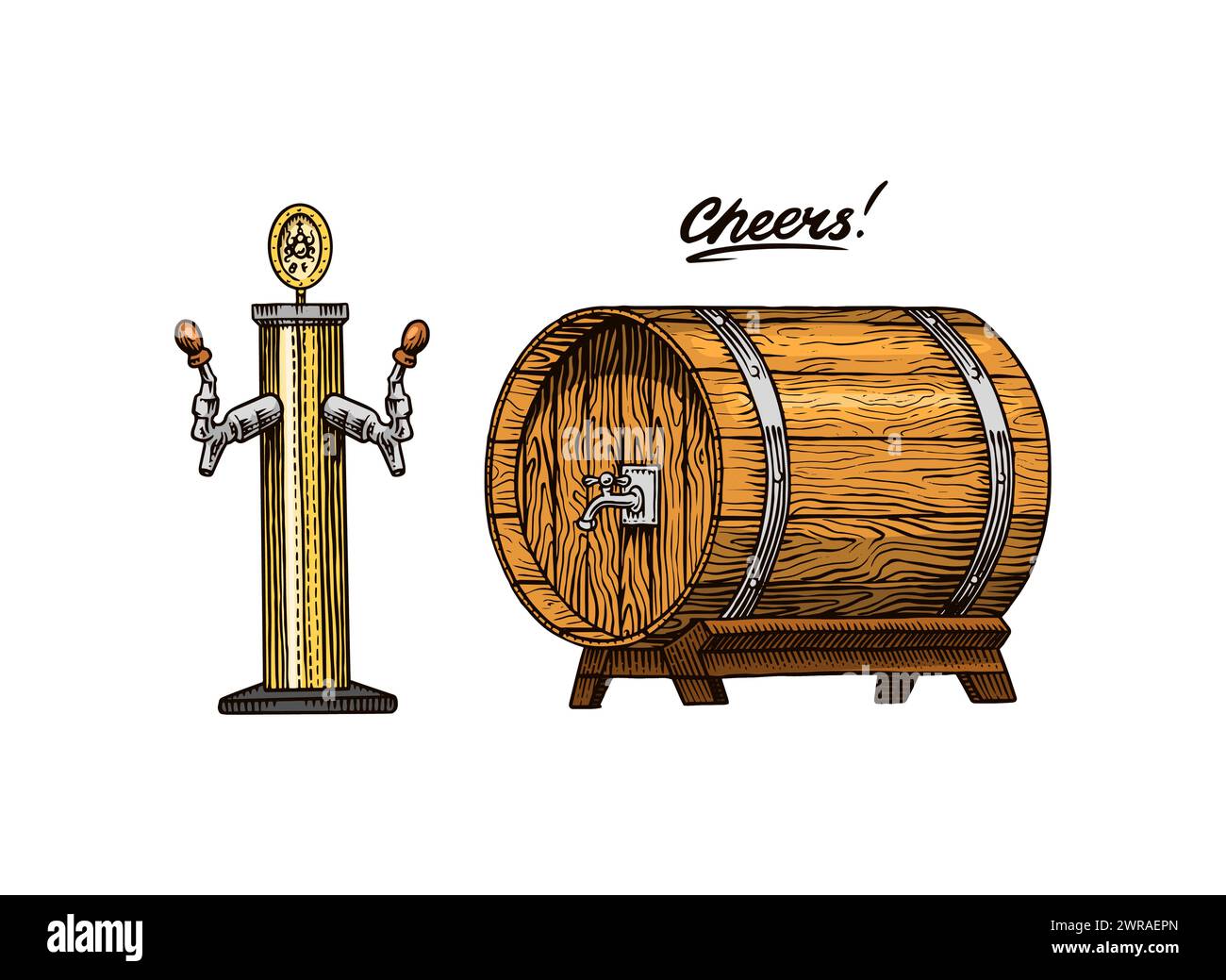 Old wine tavern Stock Vector Images Alamy