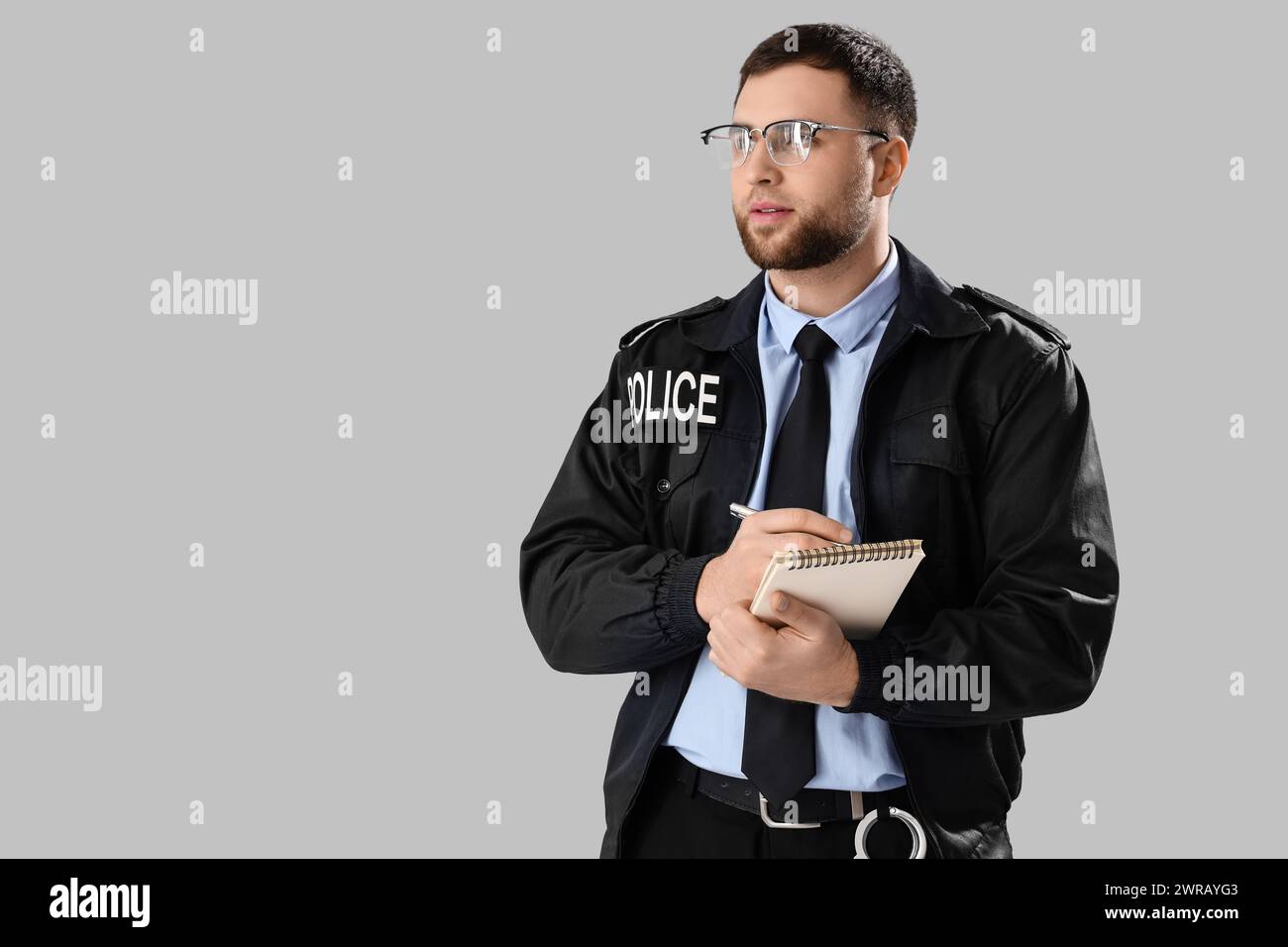 Police officer notebook hi-res stock photography and images - Alamy
