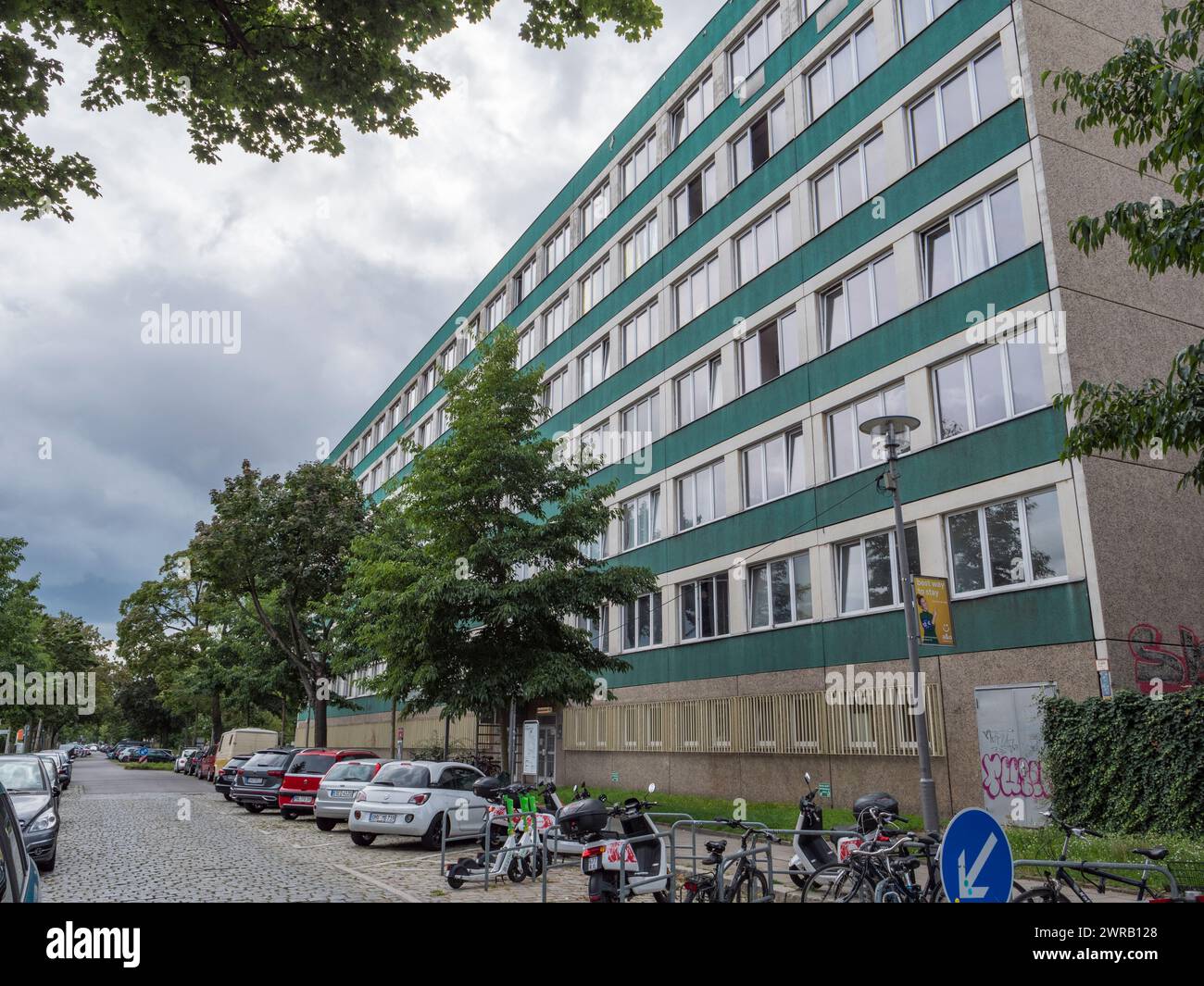 Operative Technical Sector (OTS) building, GDR Restricted Area, Berlin, Germany. Stock Photo
