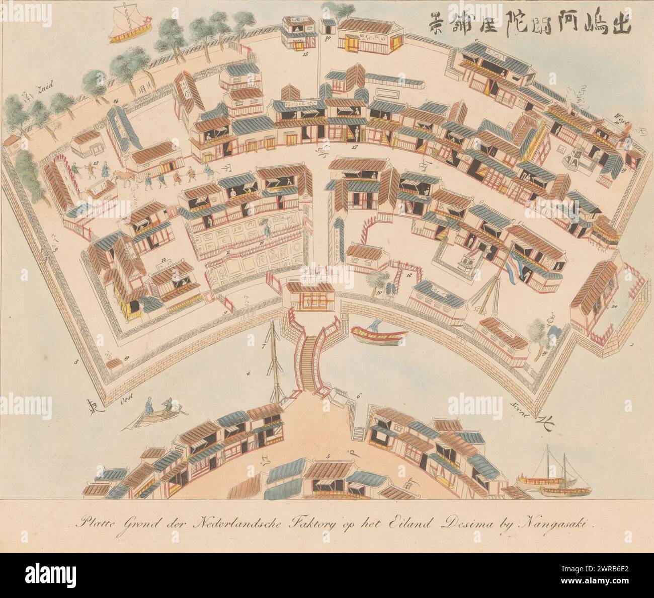 Dejima map hi-res stock photography and images - Alamy