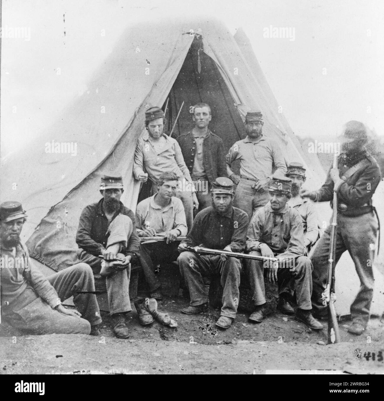 71st new york volunteers Black and White Stock Photos & Images - Alamy