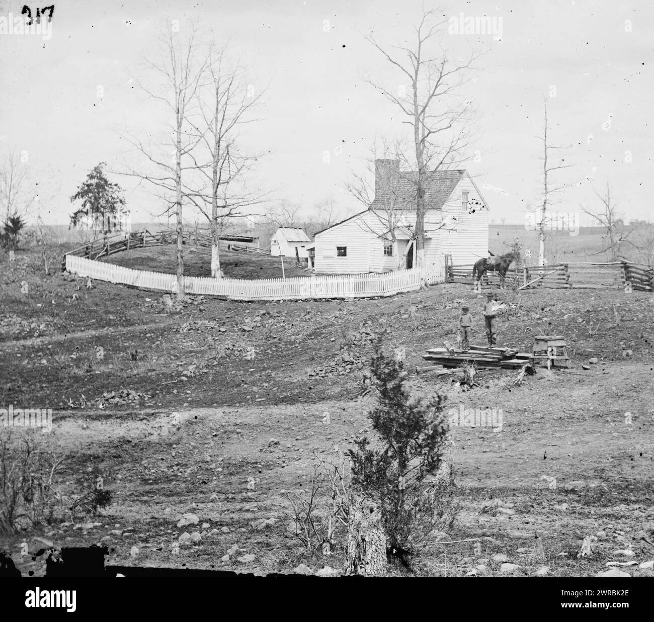 Bull Run, Va. William N. Thornton's i.e., Thornberry house on the route ...