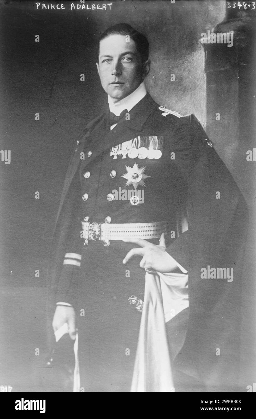 Prince Adalbert, between 1910 and 1915. Shows Prince