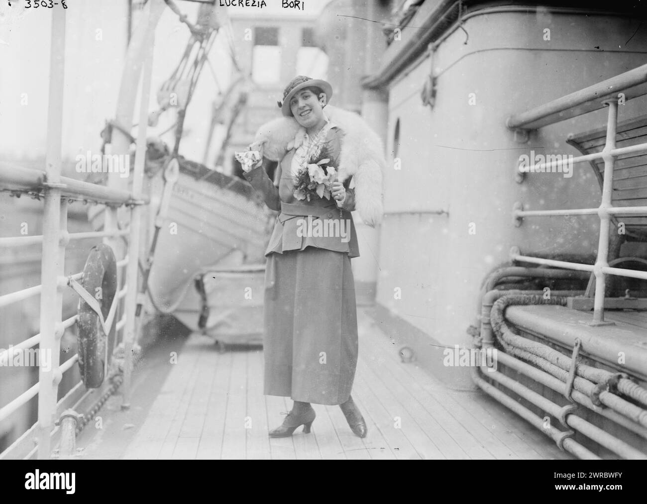 Spanish operatic soprano lucrezia bori hires stock photography and