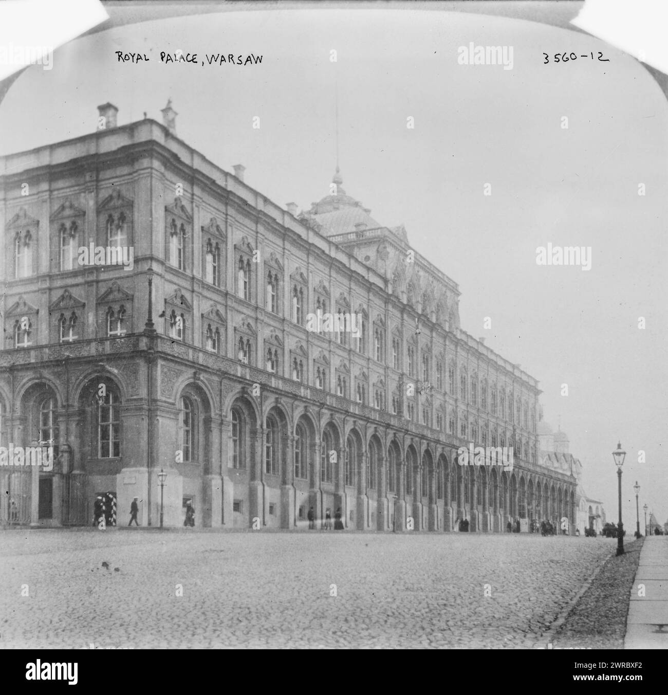 Royal Palace, Warsaw i.e. Kremlin Palace, Moscow, Russia, between ca. 1910 and ca. 1915, Moscow, Glass negatives, 1 negative: glass Stock Photo