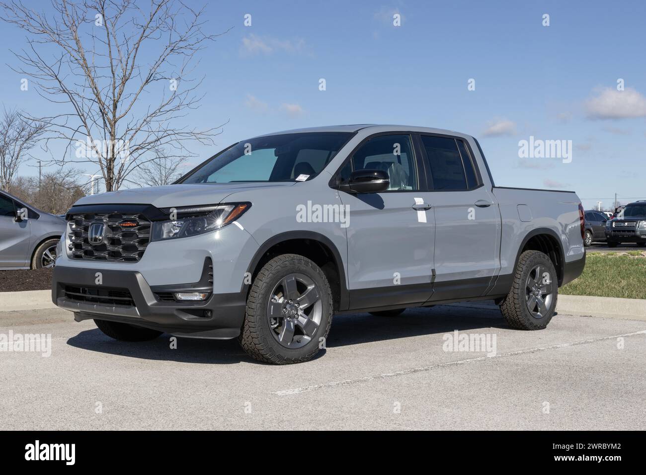 Avon March 10, 2024 Honda Ridgeline TrailSport display. Honda offers