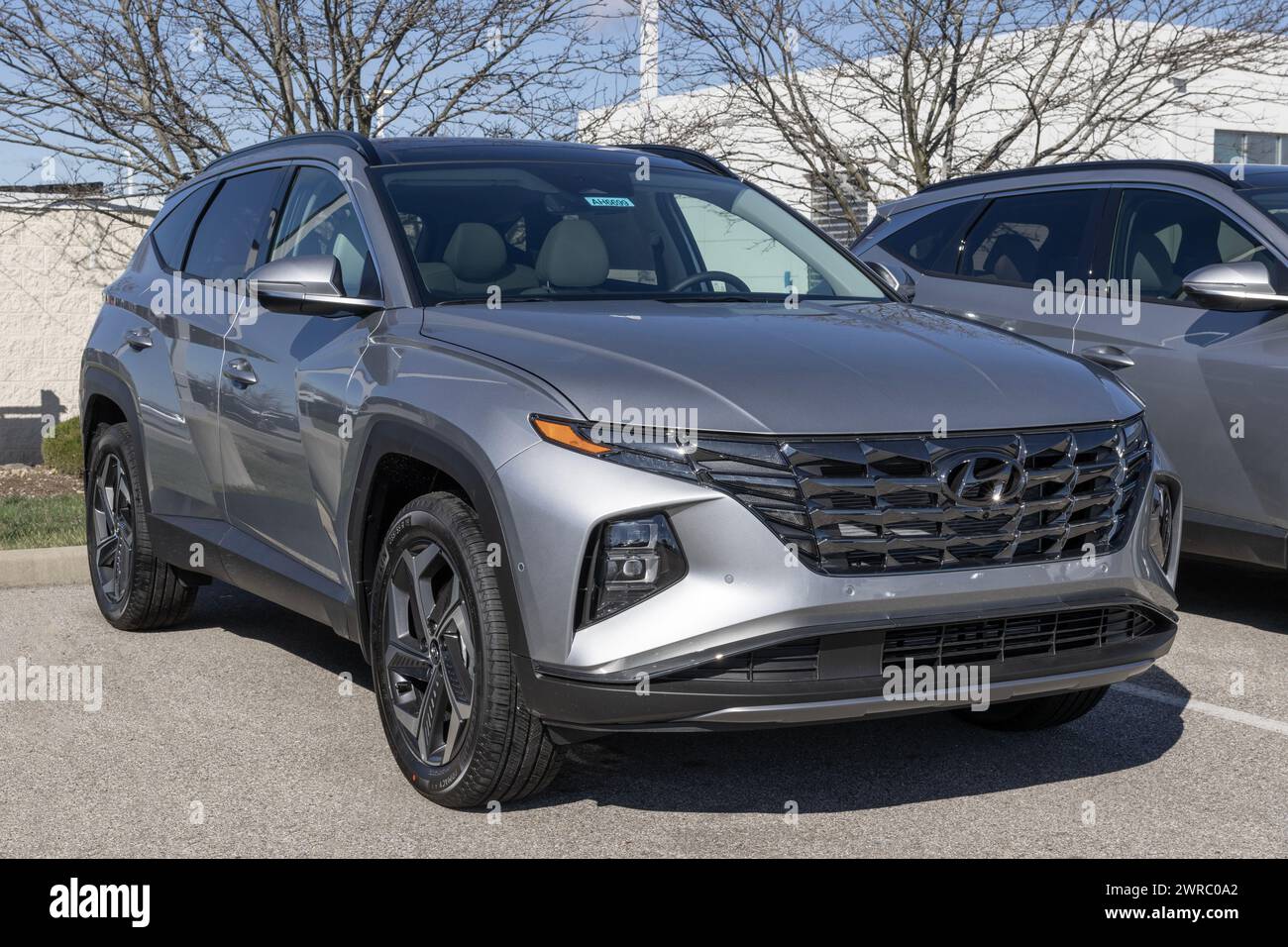 Avon - March 10, 2024: Hyundai Tucson Limited display at a dealership ...
