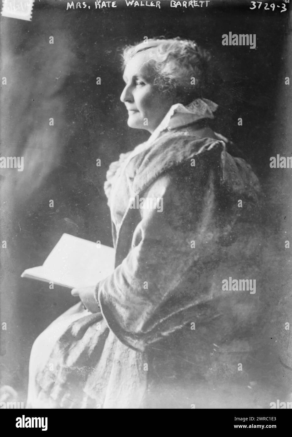 Mrs. Kate Waller Barrett, Photograph shows Kate Waller Barrett (1857-1925), a prominent Virginia doctor, humanitarian,philanthropist and social reformer., between ca. 1910 and ca. 1920, Glass negatives, 1 negative: glass Stock Photo