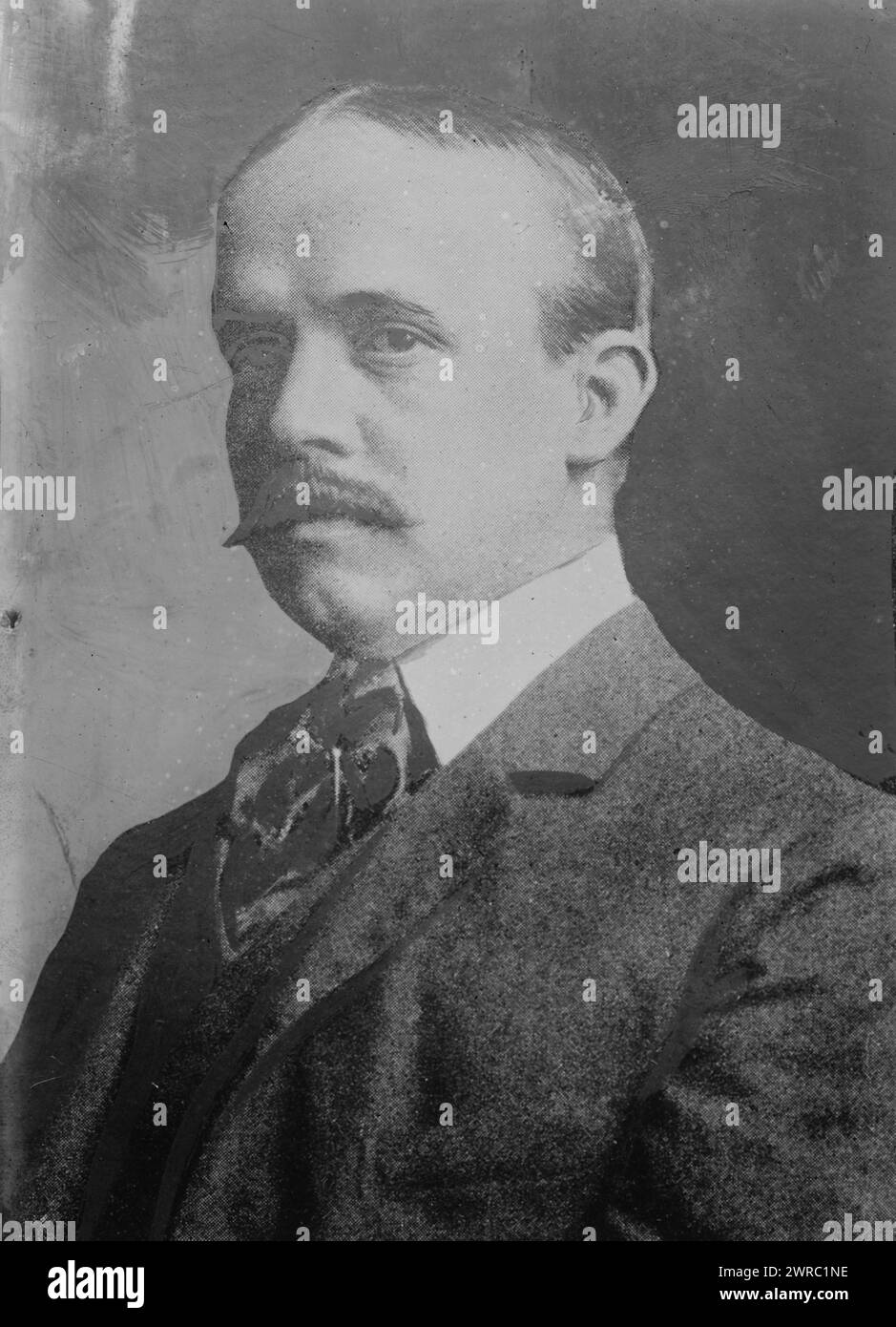 Olney Arnold, Photograph shows Democratic politician Olney Arnold (1861-1916) of Providence, Rhode Island, who served as the U.S. Conul General in Cairo, Egypt., between ca. 1915 and ca. 1920, Glass negatives, 1 negative: glass Stock Photo