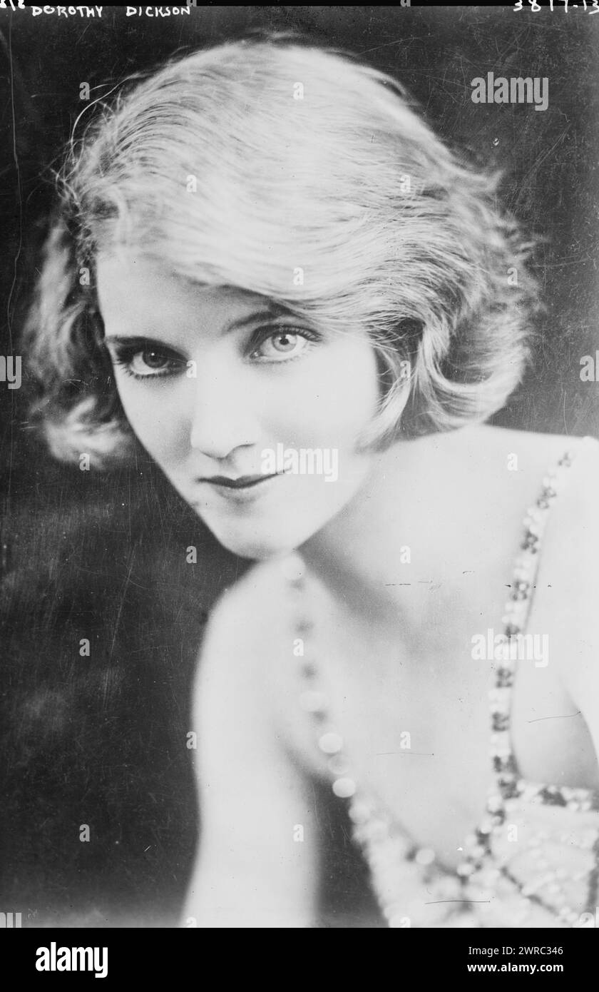 Dorothy Dickson, Photograph shows singer and actress Dorothy Dickson (1893-1995)., between ca. 1915 and ca. 1920, Glass negatives, 1 negative: glass Stock Photo