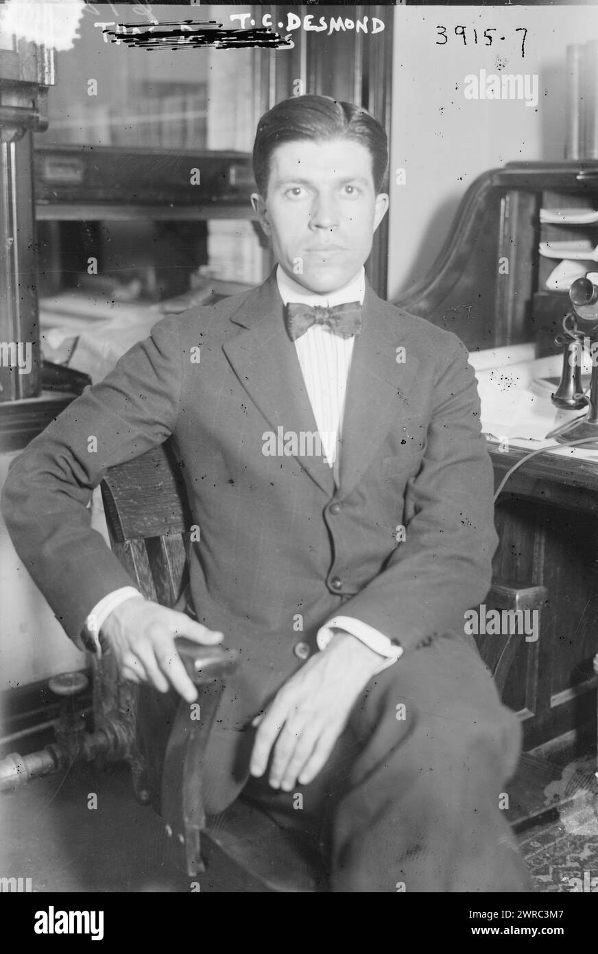 T.C. Desmond, Photograph shows politician and engineer Thomas Charles