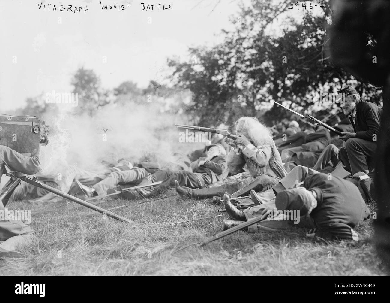 Vitagraph 'Movie' Battle, between ca. 1915 and ca. 1920, Glass