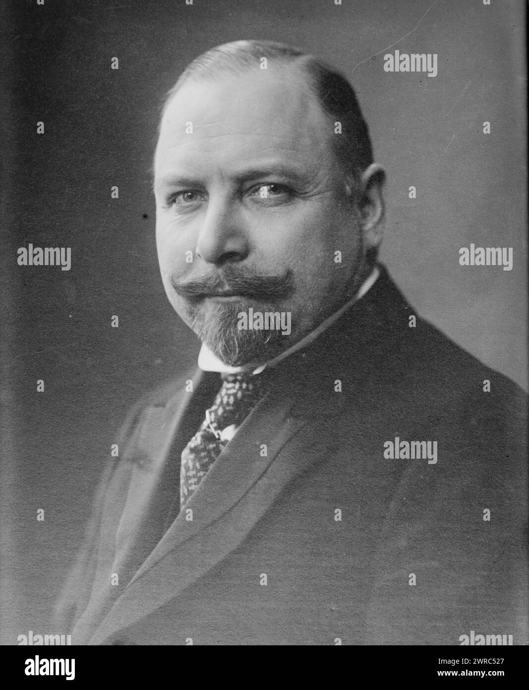 C. Th. Zahle, Photograph shows Carl Theodor Zahle (1866-1946), a Danish lawyer and politician who served as prime minister of Denmark from 1909-1910 and from 1913-1920., between ca. 1915 and ca. 1920, Glass negatives, 1 negative: glass Stock Photo