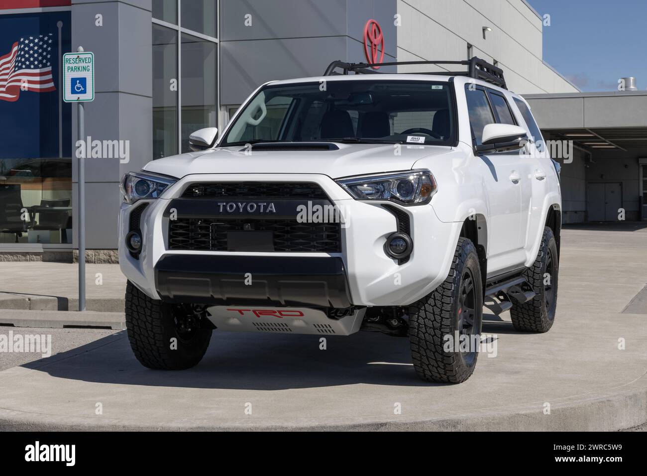 Whitestown March 10, 2025 Toyota 4Runner 4X4 TRD Pro display at a