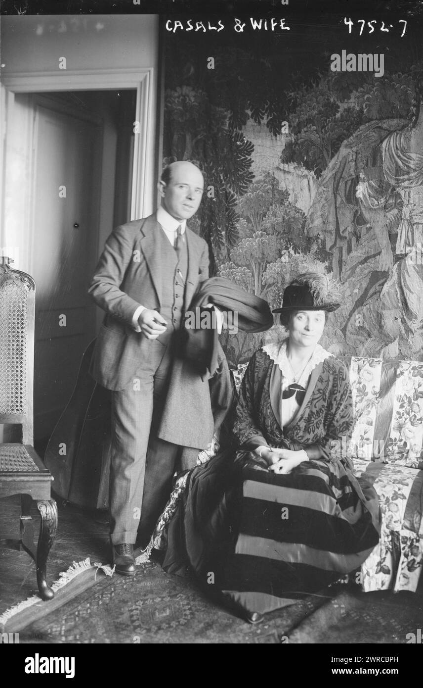 Casals wife Photograph shows Spanish cellist Pablo Casals (1876 1973 Casals wife Photograph shows Spanish cellist Pablo Casals (1876 1973