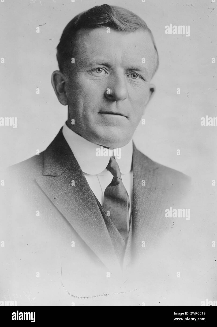 D.W. Davis, Photograph shows David William Davis (1873-1959) who served as Governor of Idaho from 1919 to 1923., 1918 Nov. 23, Glass negatives, 1 negative: glass Stock Photo