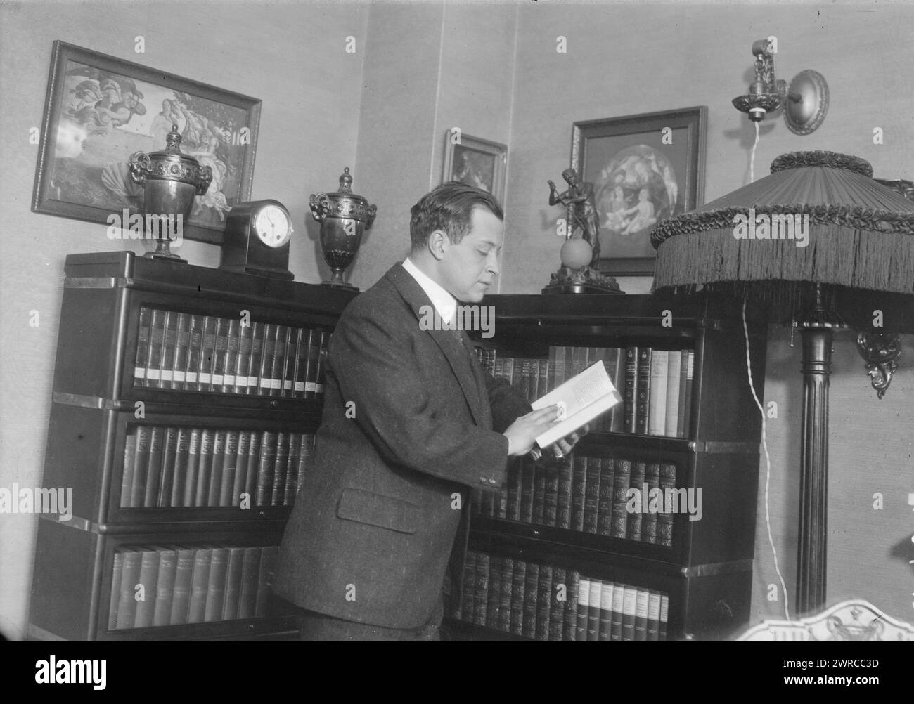 Althouse, Photograph shows American opera singer Paul Shearer Althouse (1889-1954)., between ca. 1915 and ca. 1920, Glass negatives, 1 negative: glass Stock Photo