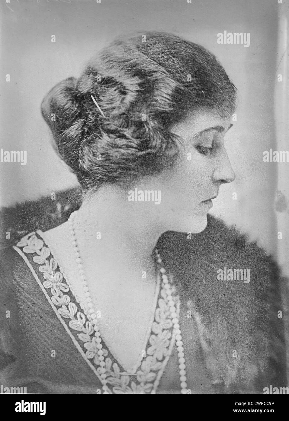 Princess Patricia, Photograph shows Princess Patricia of Connaught (Lady Patricia Ramsay) (1886-1974)who married Alexander Ramsay in 1919., 1919 Feb. 2, Glass negatives, 1 negative: glass Stock Photo
