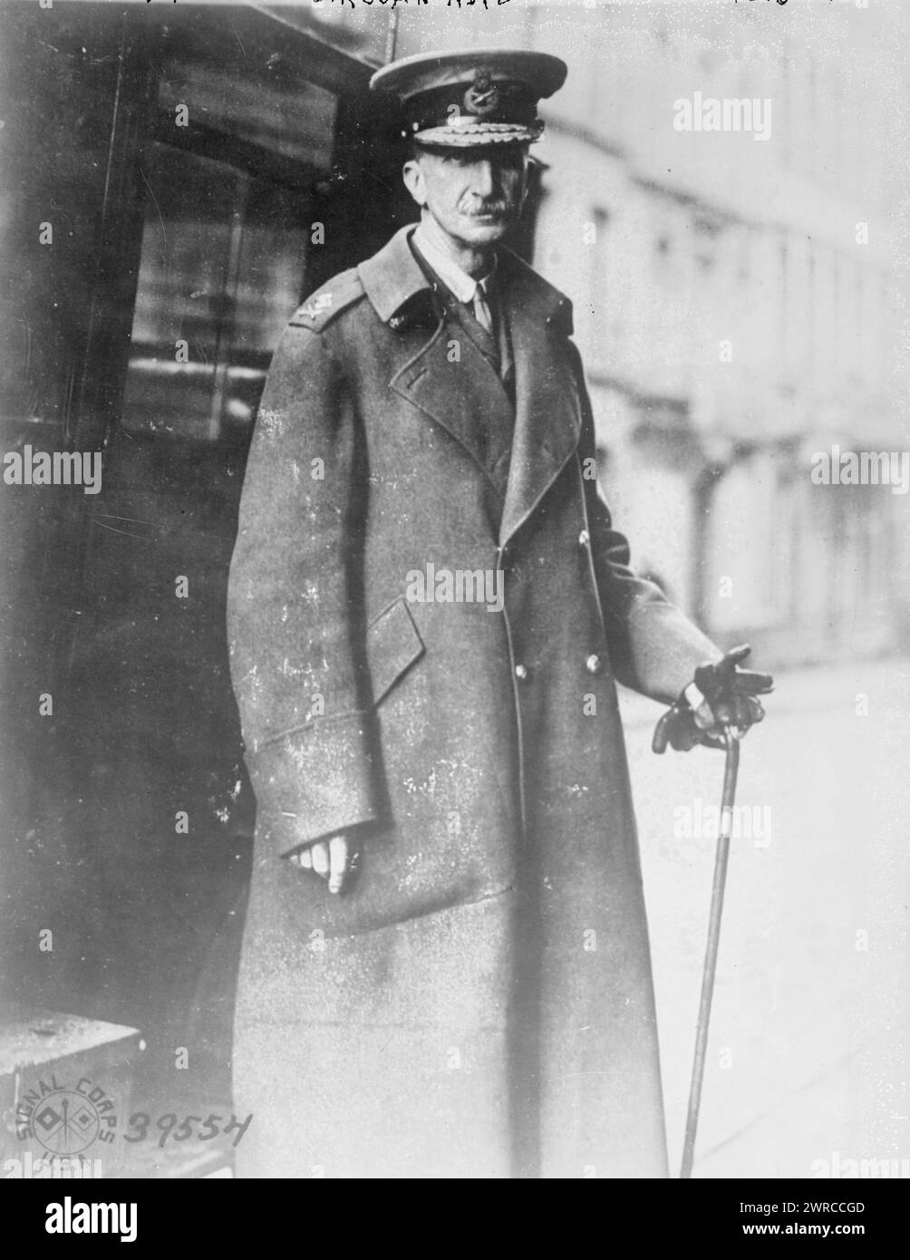 Maj Gen Sir John Adye, between ca. 1915 and ca. 1920, Glass negatives, 1 negative: glass Stock Photo