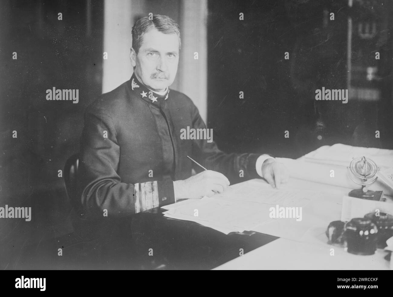 Adm. D.W. Taylor, between ca. 1915 and ca. 1920, Glass negatives, 1 negative: glass Stock Photo