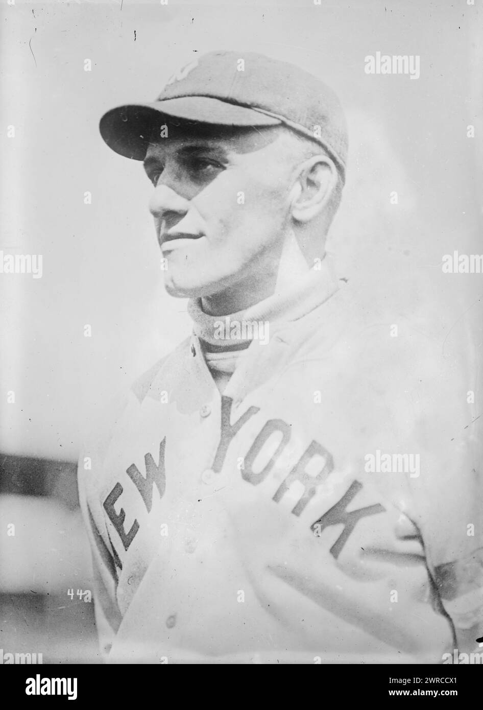 George Halas, New York AL (baseball), 1918, Glass negatives, 1 negative: glass Stock Photo