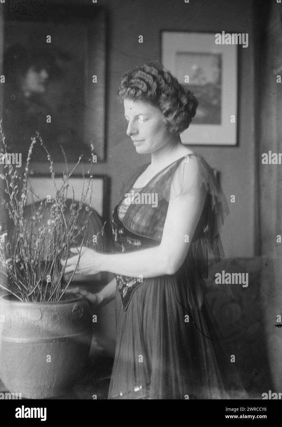 Helen Clark, between ca. 1915 and ca. 1920, Glass negatives, 1 negative: glass Stock Photo