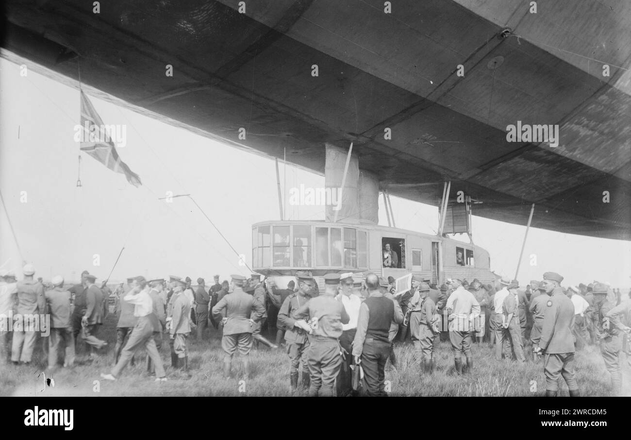 Pilot House R-34 just after landing, Photograph shows the British