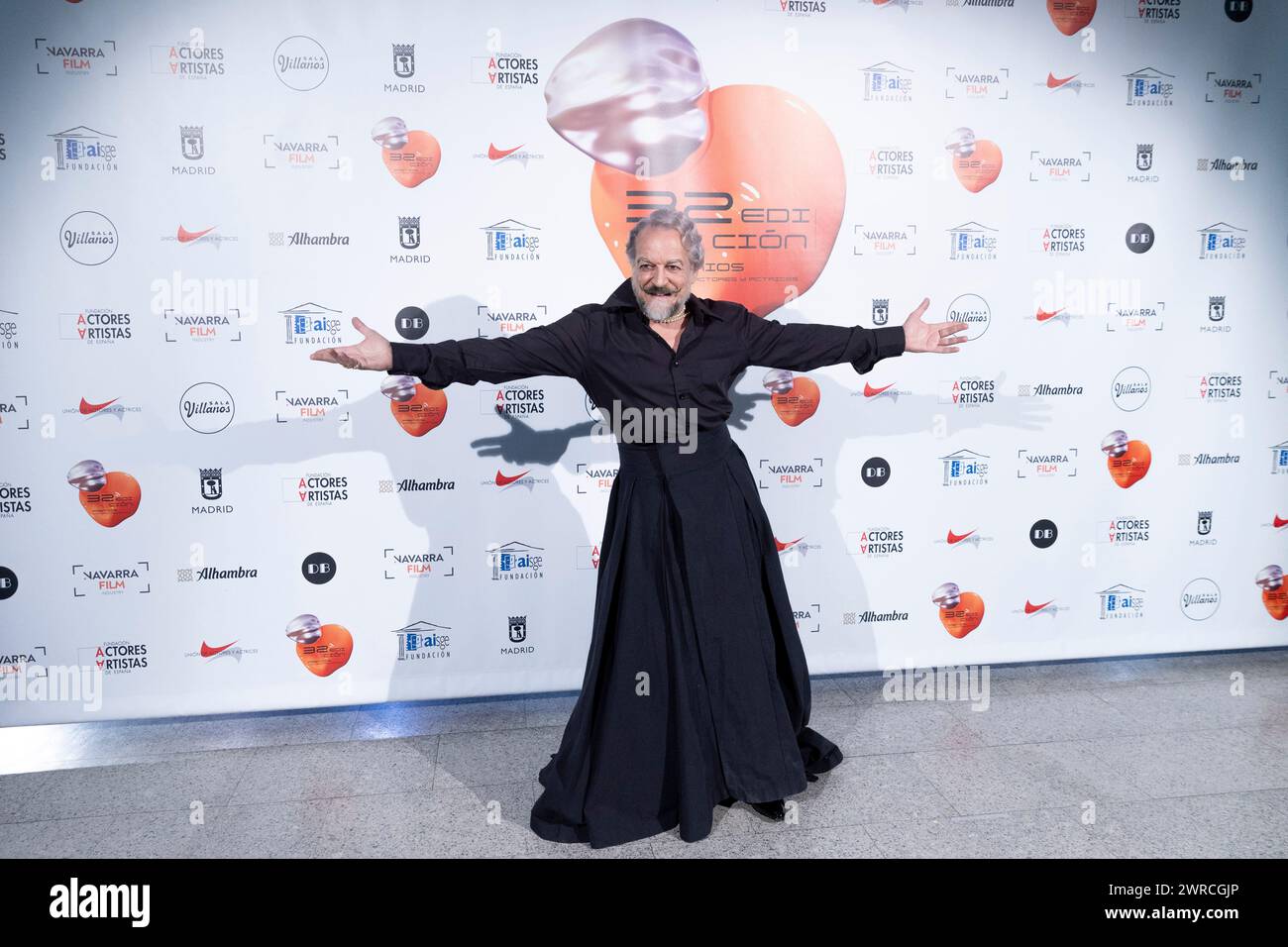 Madrid, Spain. 11th Mar, 2024. Antonio Albella attends 'the Unión De Actores Awards 2024' Photocall at Teatro Circo Price in Madrid. Credit: SOPA Images Limited/Alamy Live News Stock Photo