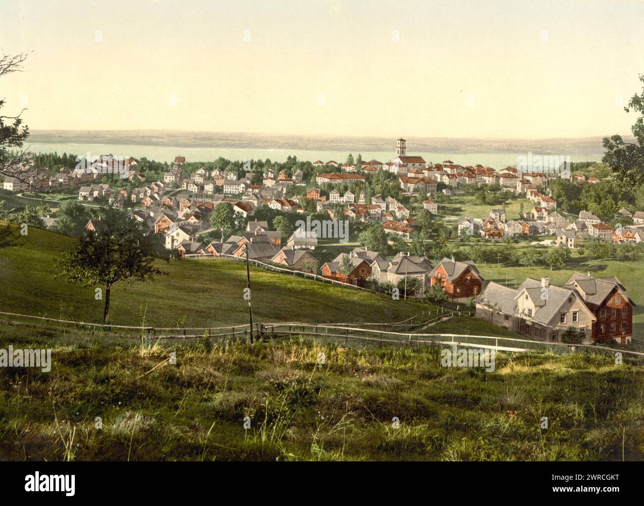 Heiden, Appenzell, Switzerland, between ca. 1890 and ca. 1900., Color, 1890-1900 Stock Photo