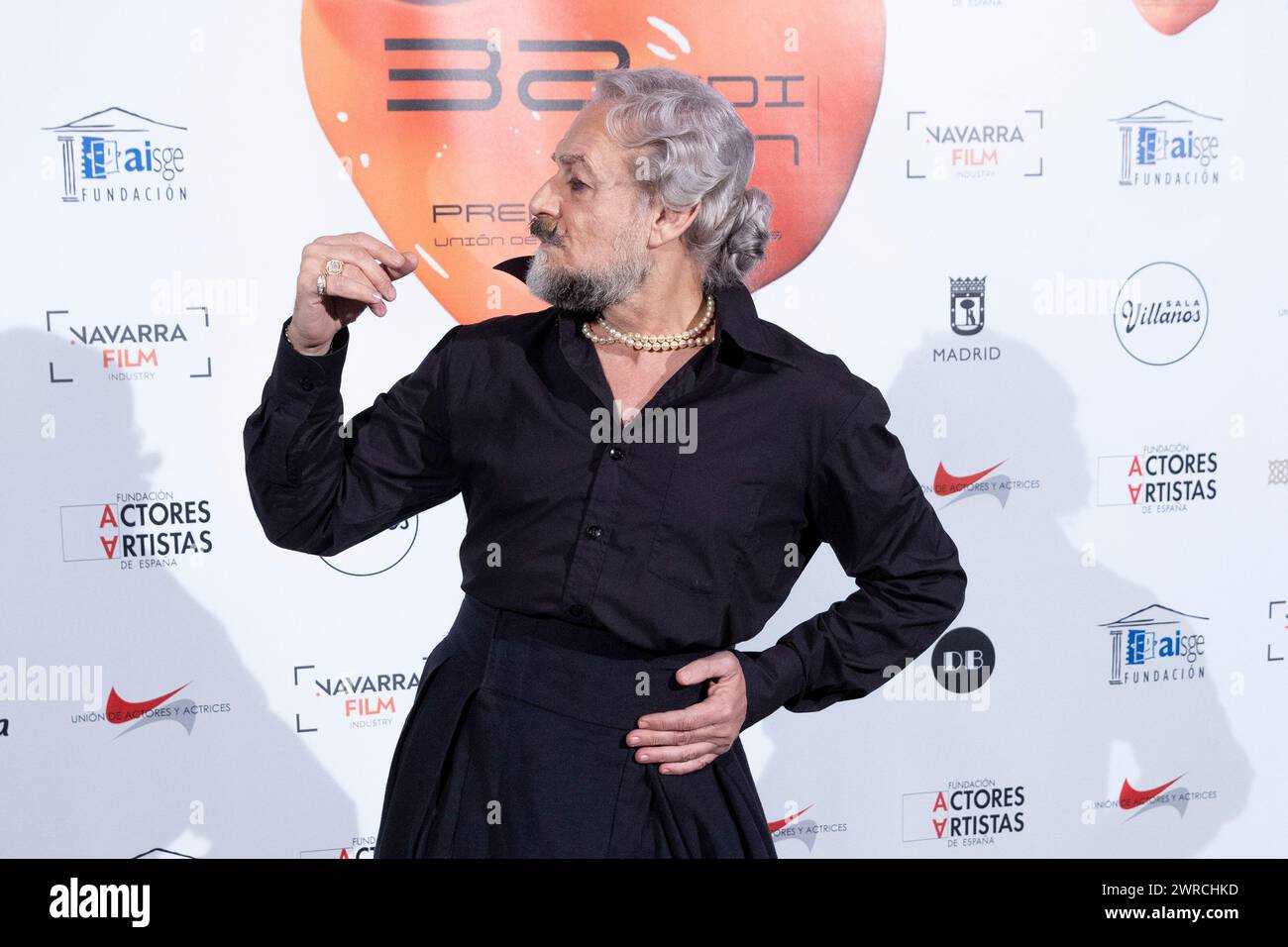 Madrid, Spain. 11th Mar, 2024. Antonio Albella attends 'the Unión De Actores Awards 2024' Photocall at Teatro Circo Price in Madrid. (Photo by Nacho Lopez/SOPA Images/Sipa USA) Credit: Sipa USA/Alamy Live News Stock Photo