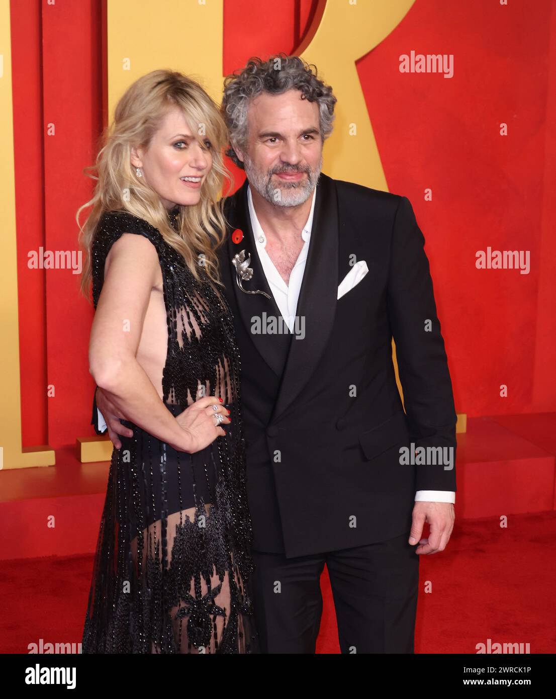 Beverly Hills, USA. 11th Mar, 2024. Mark Ruffalo, Sunrise Coigney attend the 2024 Vanity Fair Oscar Party Hosted By Radhika Jones at Wallis Annenberg Center for the Performing Arts on March 10, 2024 in Beverly Hills, California. Photo: CraSH/imageSPACE Credit: Imagespace/Alamy Live News Stock Photo