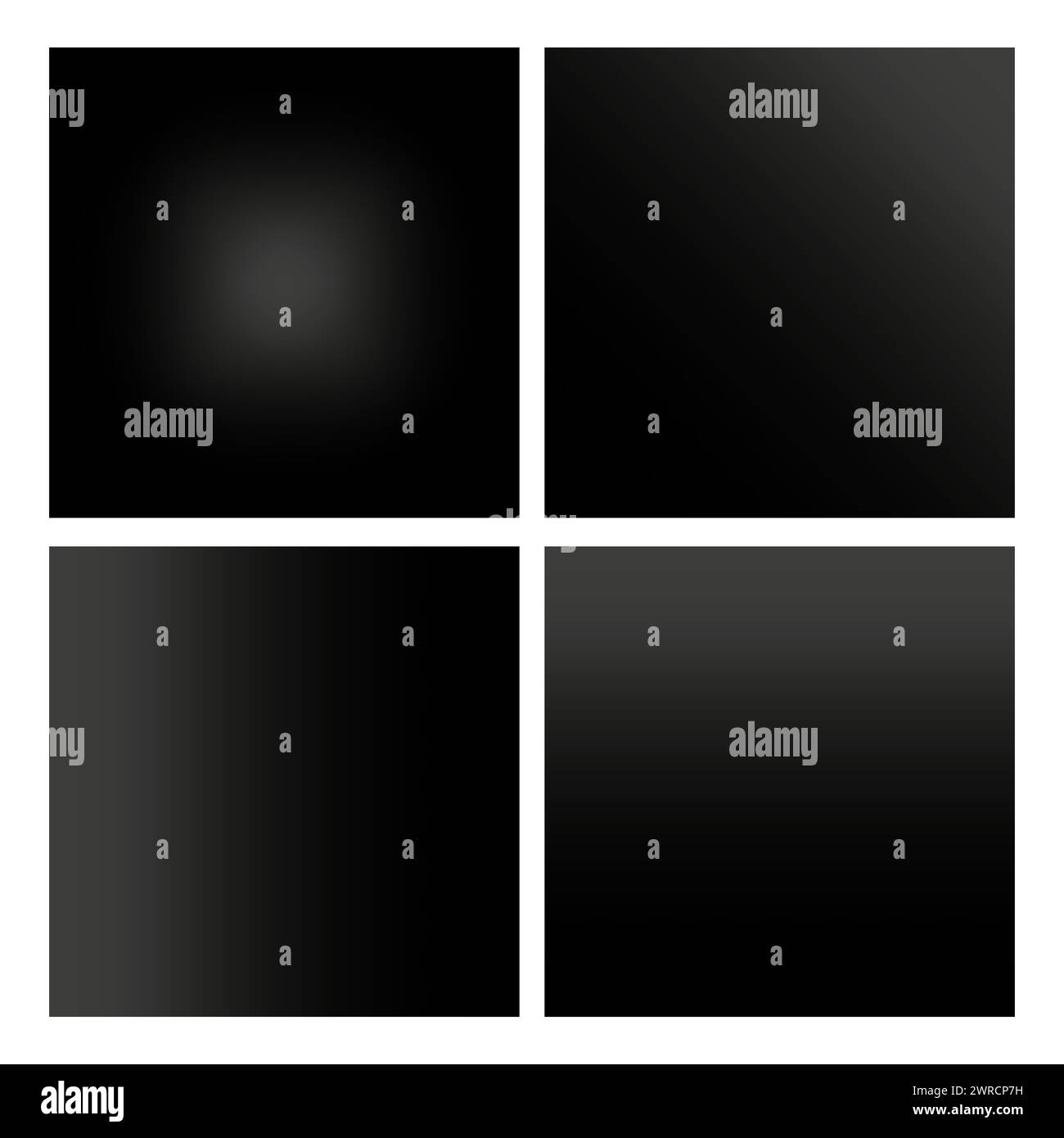 Set of Black Gradient Backgrounds. Vector illustration. EPS 10 Stock ...