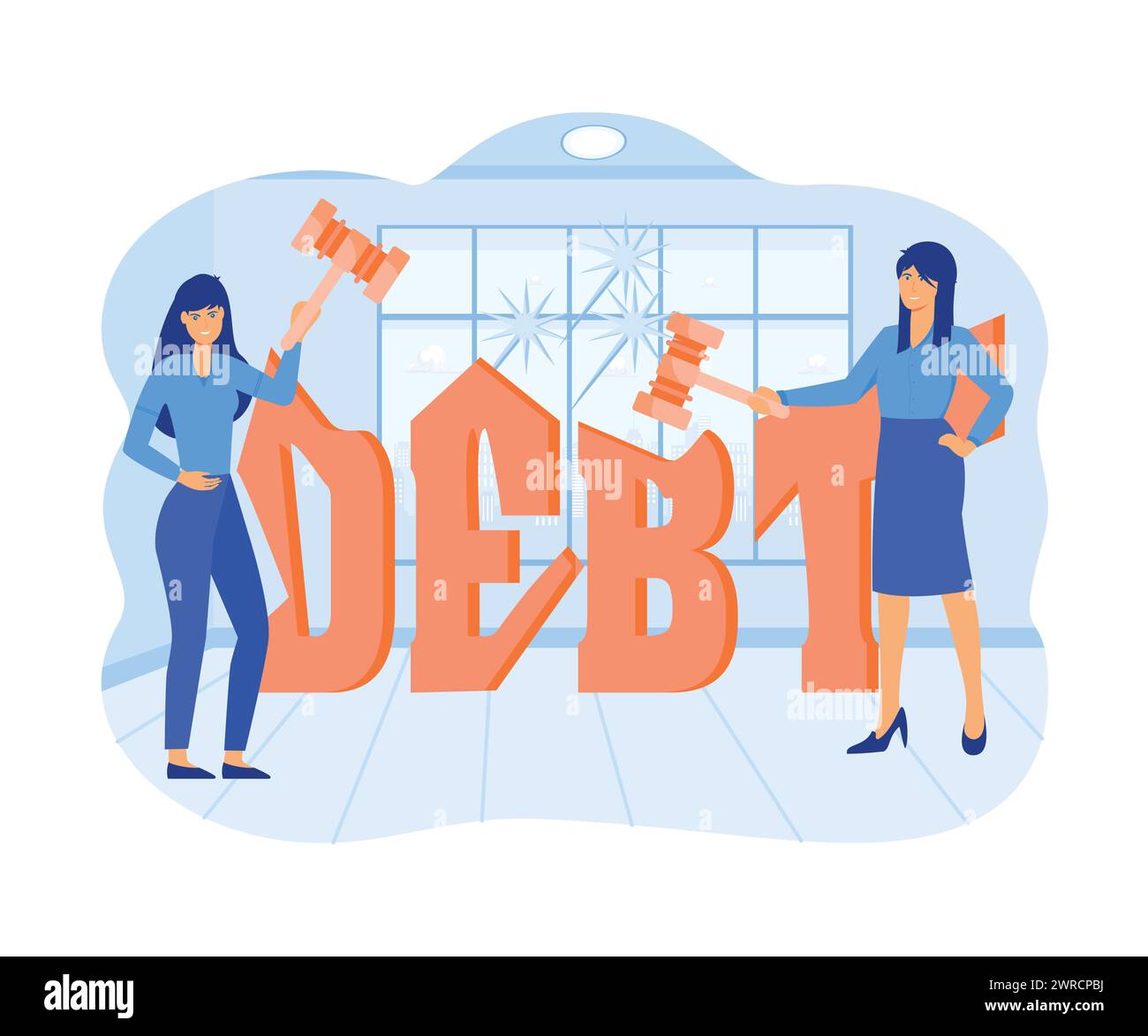 Destruction money inflation Stock Vector Images - Alamy