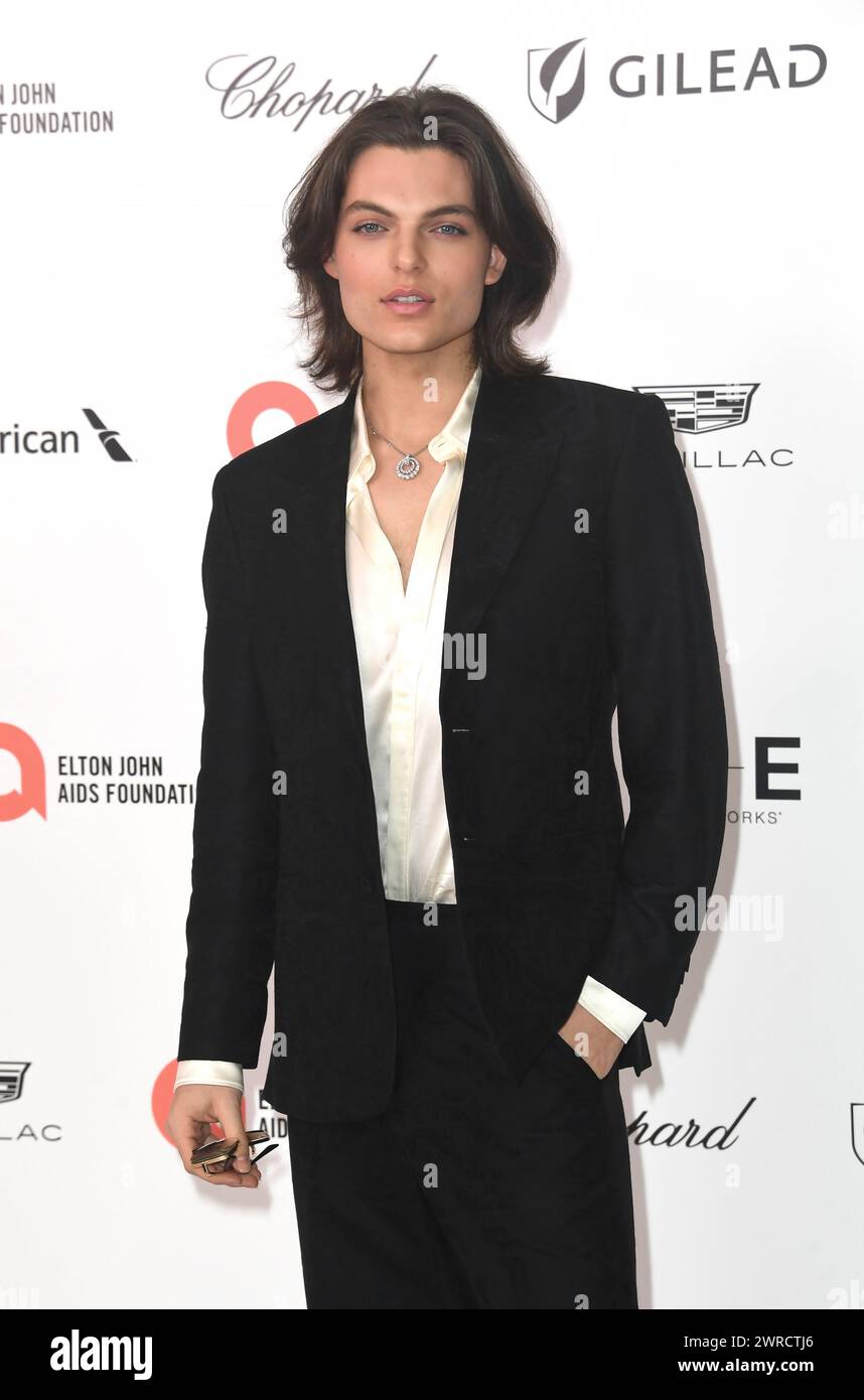 West Hollywood, USA. 10th Mar, 2024. Damian Hurley arriving at the ...