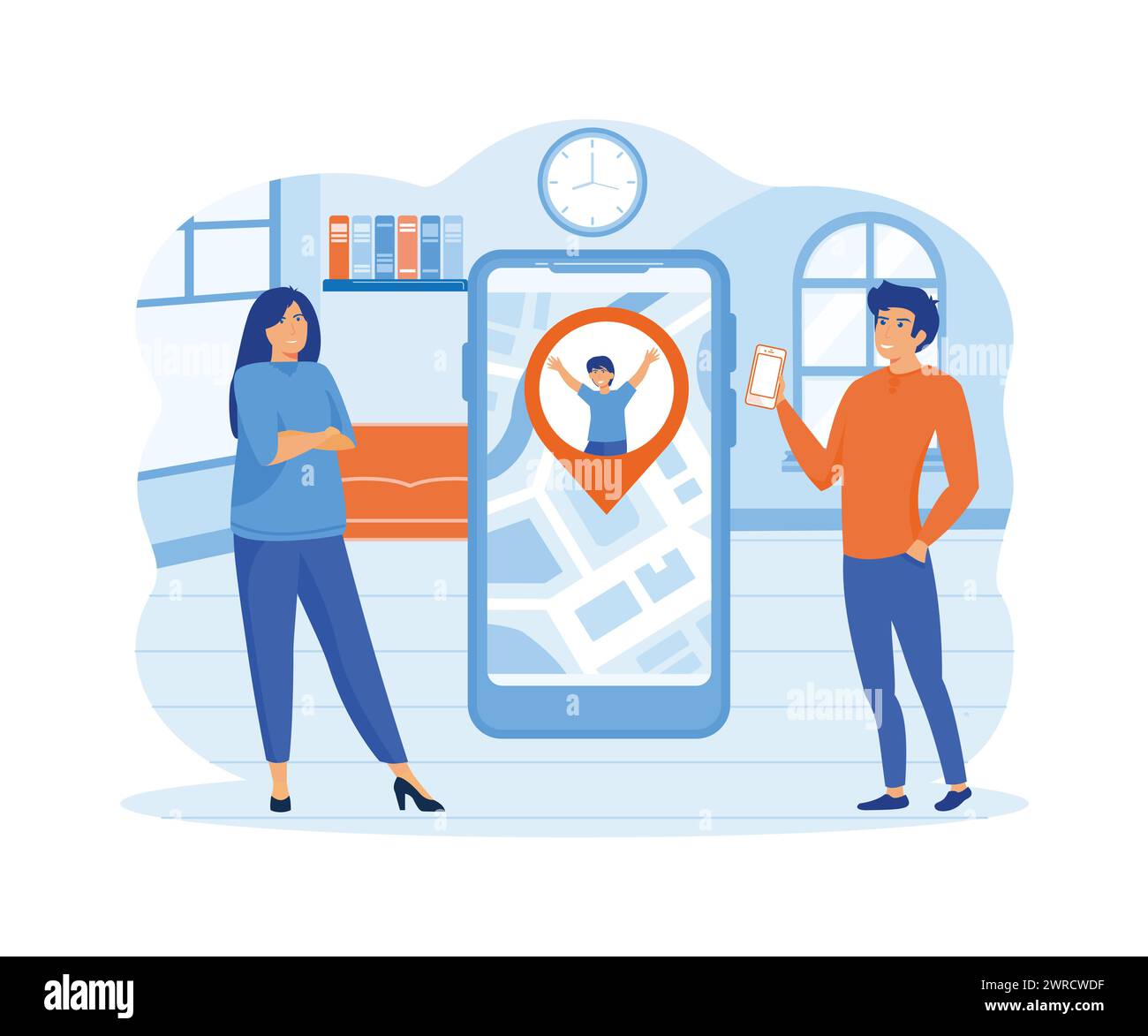 Children phone map hires stock photography and images Alamy