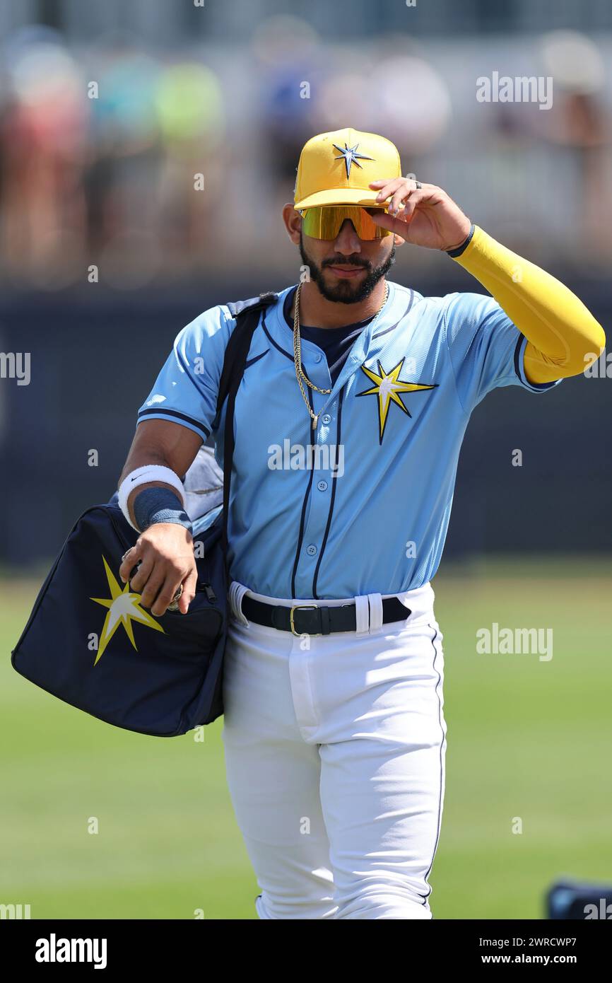 Port Charlotte, FL: Tampa Bay Rays second baseman Jose Caballero (7 ...