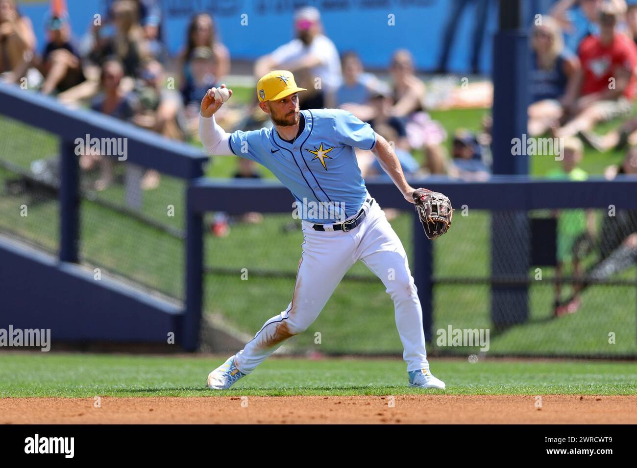 Port Charlotte, FL Tampa Bay Rays second baseman Brandon Lowe (8