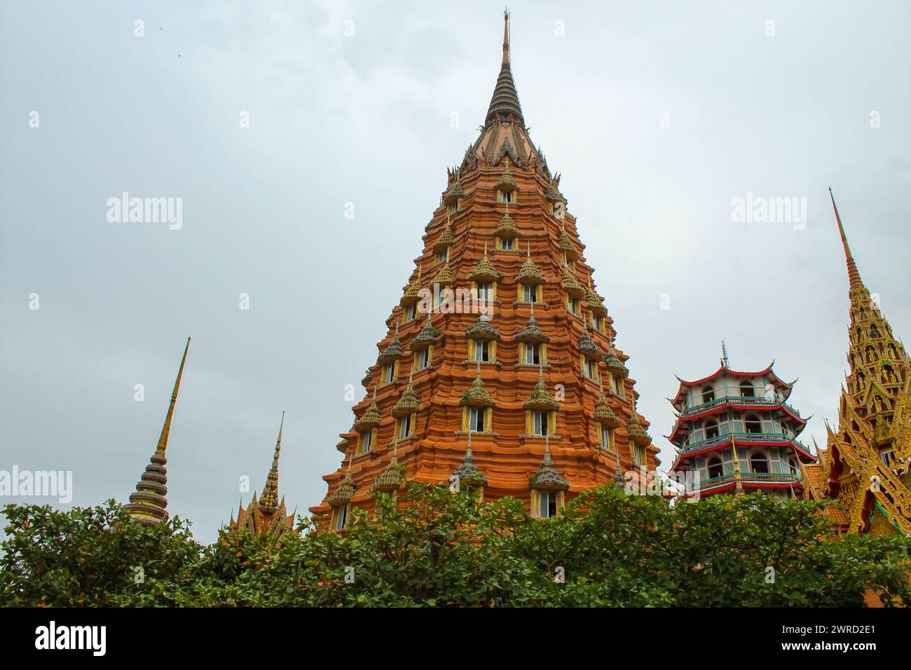 Tiger Cave Temple (Wat Tham Suea), Tha Muang District, Kanchanaburi,Thailand. Horizontal image Stock Photo