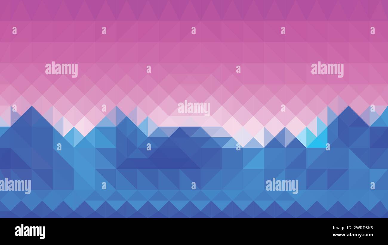 Vector blue and purple Low poly abstract background, trendy, geometric ...