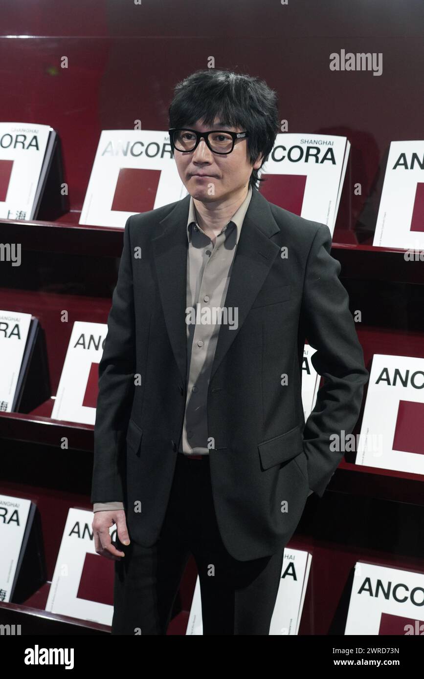 Musician Zhang Yadong is attending a GUCCI event in Shanghai, China, on ...