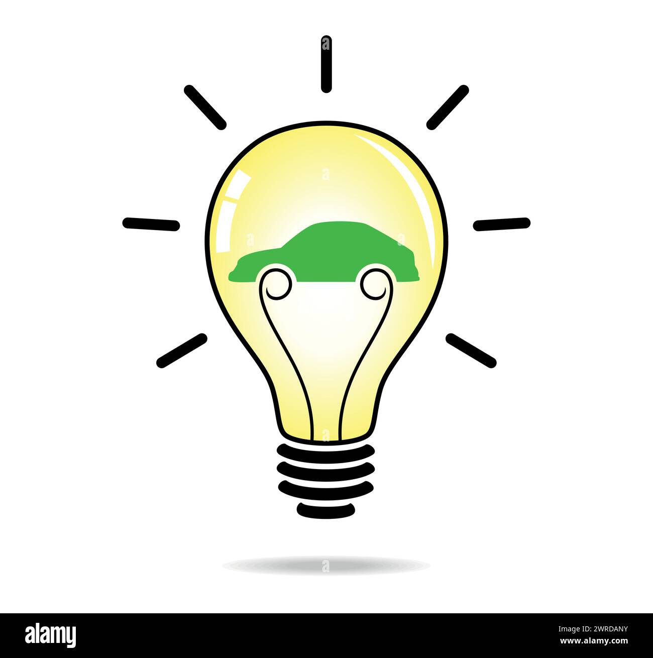 Vector electric car Stock Vector Image & Art - Alamy