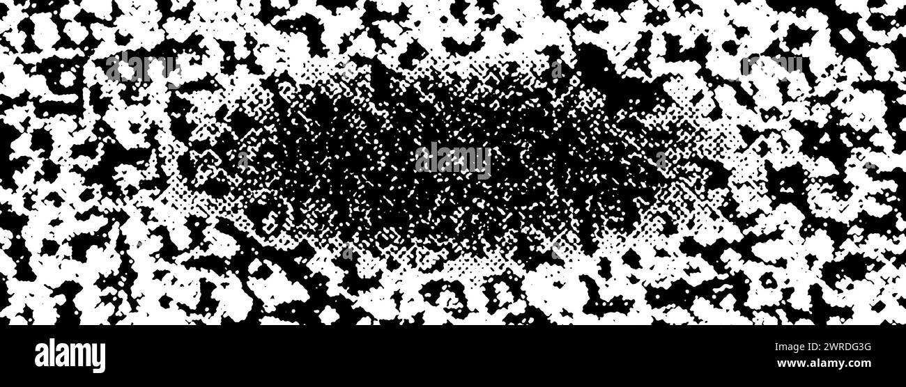 An abstract black and white halftone grunge texture background image ...