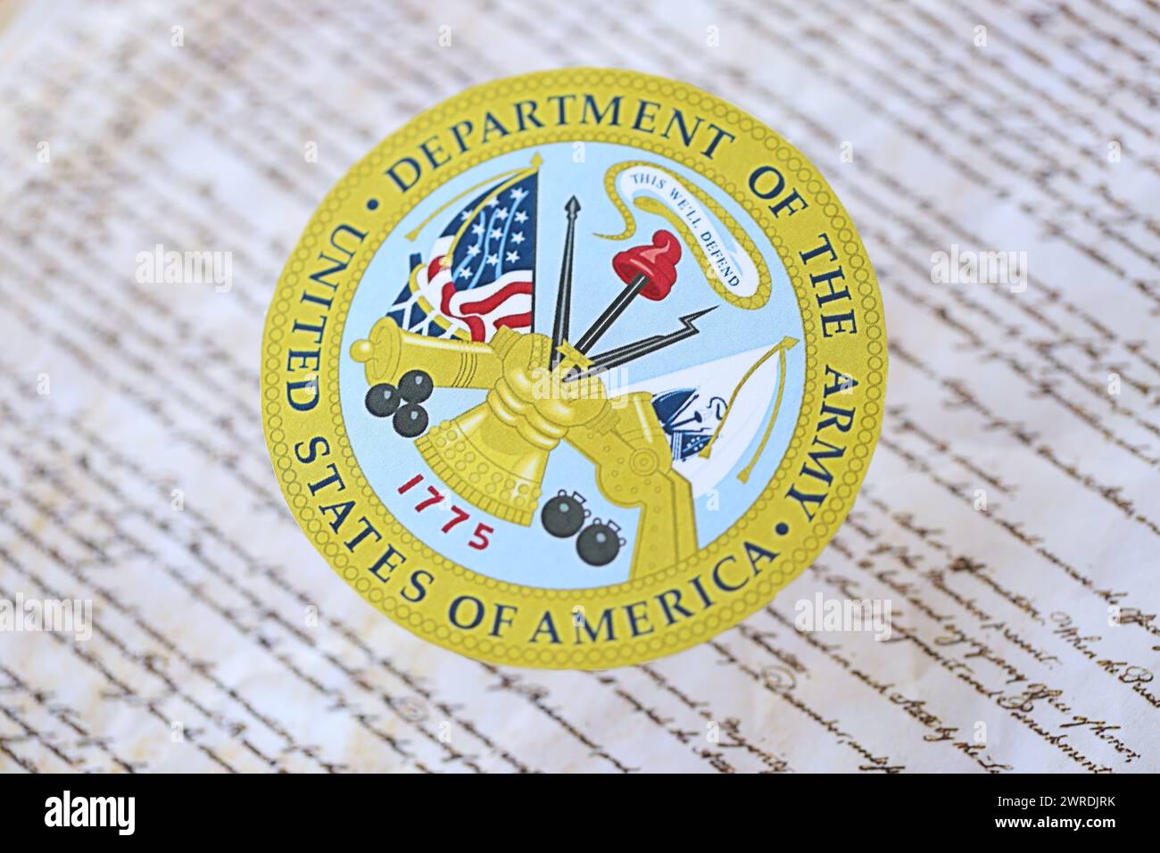 Department of the army seal hi-res stock photography and images - Alamy